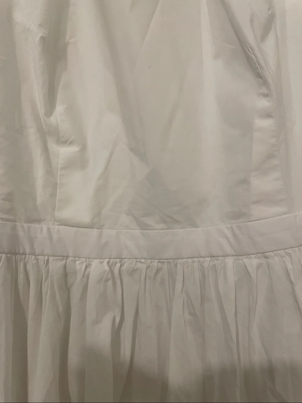 J. Crew White Sleeveless Midi Dress